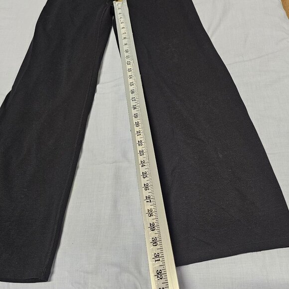 Spanx Double Waistband Mid Belly Maternity Flare Women Pants Size 1X Black - Picture 11 of 13